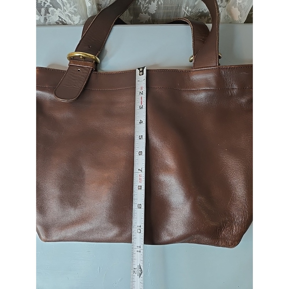 Vintage COACH Brown Leather, Soho Lafayette Shoulder Bag, Snap, 4140  90s USA - Picture 11 of 13